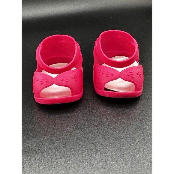 Cabbage Patch Kids Bright Pink Shoes Ankle Straps 2009 OAA Jakks Pacific - Picture 10 of 13